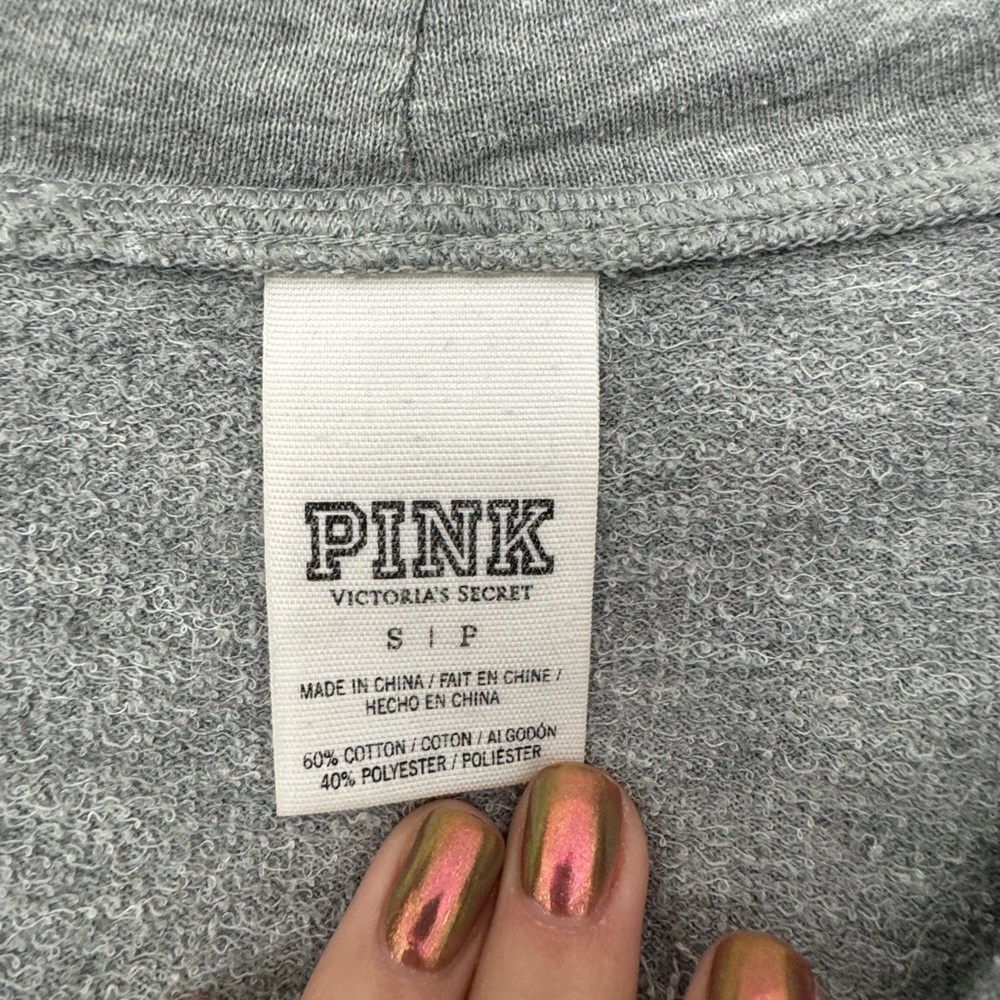 PINK Rhinestone Hoodie - Picture 3 of 4